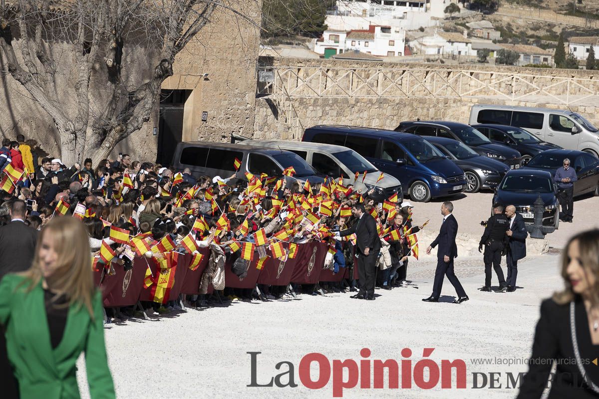 Visita de los reyes de España a Caravaca (explanada de la Basílica)