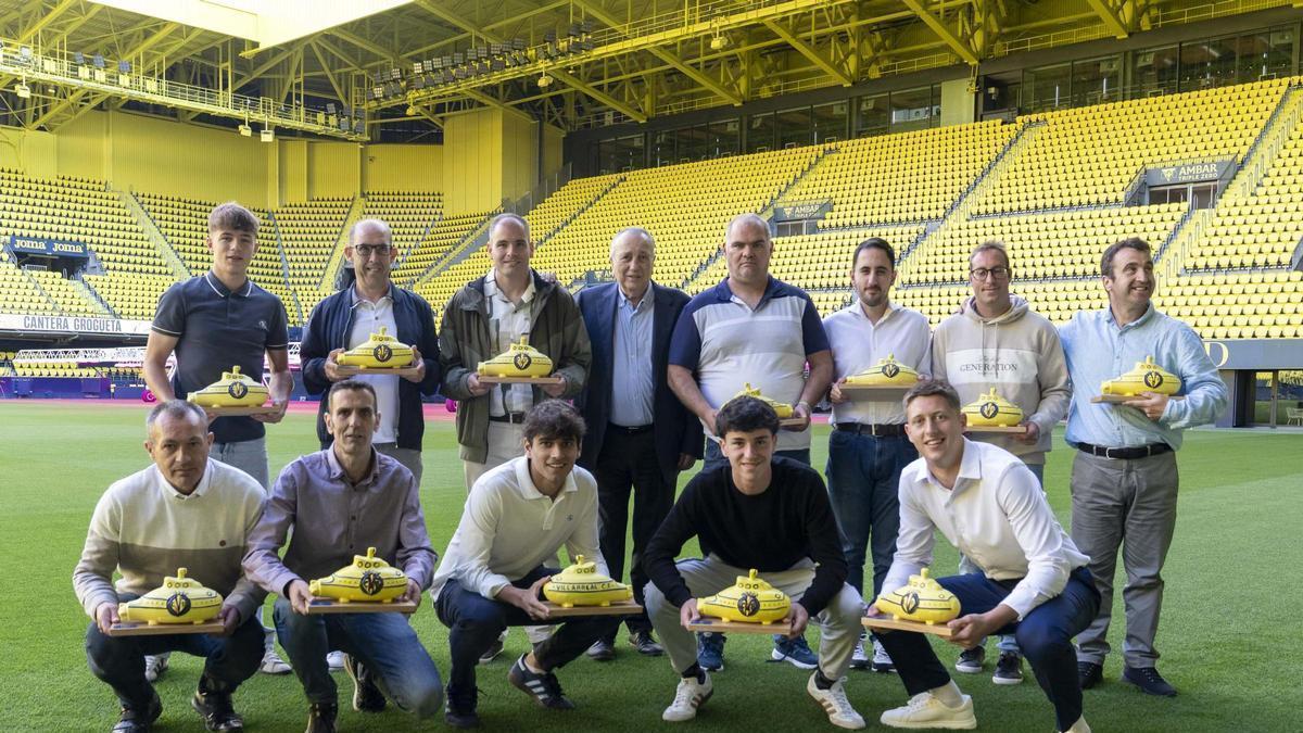 Galería | El reconocimiento del Villarreal a los 12 jugadores que cumplen 10 años en el club