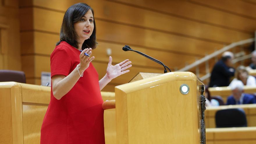 La ministra Ione Belarra, la pasada semana en el Senado.