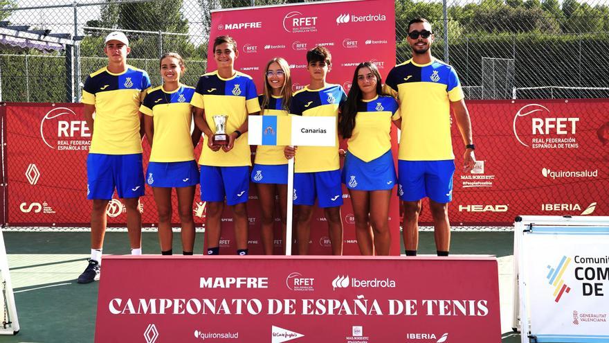 Canarias conquista el campeonato de España infantil de tenis