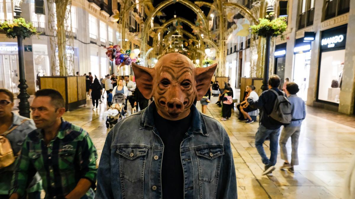 Halloween en el Centro de Málaga.