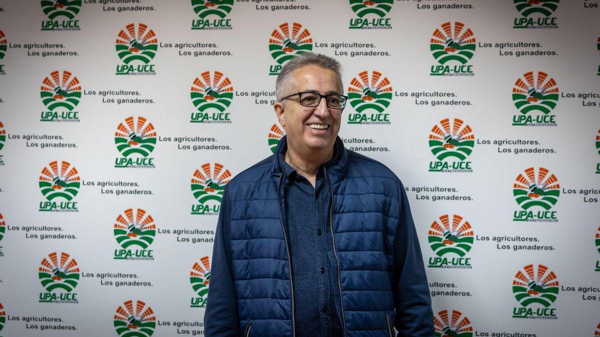 El secretario general de UPA-UCE Extremadura, Ignacio Huertas.