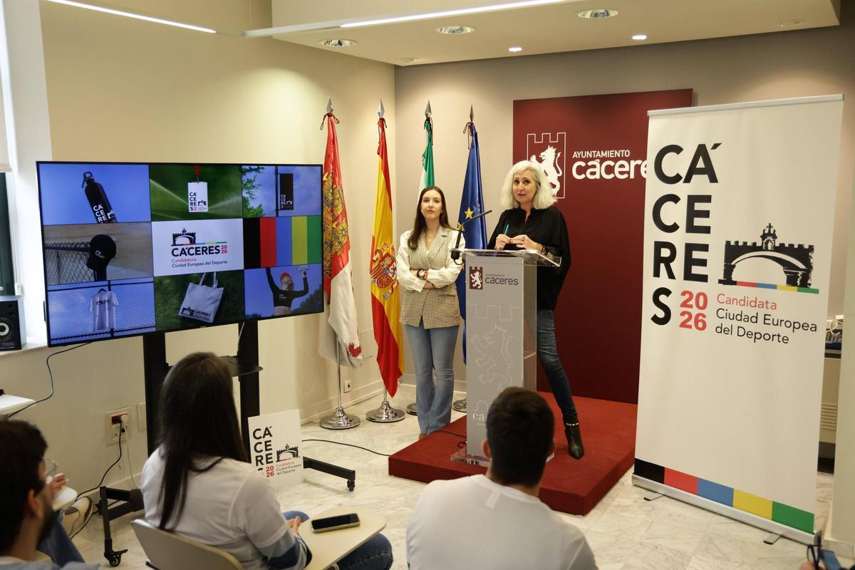Presentación de la candidatura de Cáceres a la Capitalidad Europea del Deporte del 2026