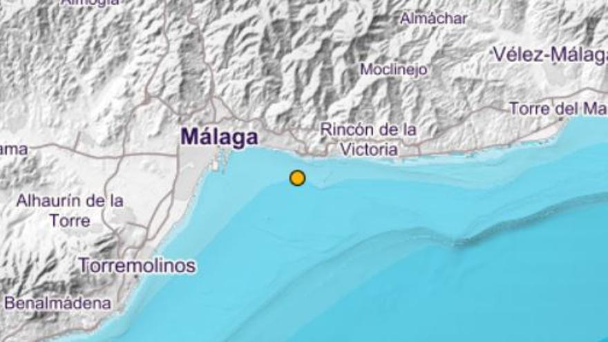 Registrado un terremoto de 2,6 grados al suroeste de Rincón de la Victoria