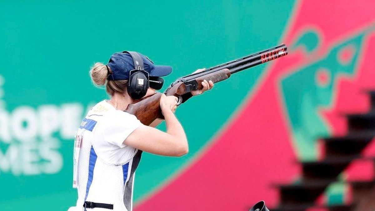 Fátima Gálvez, durante una competición.