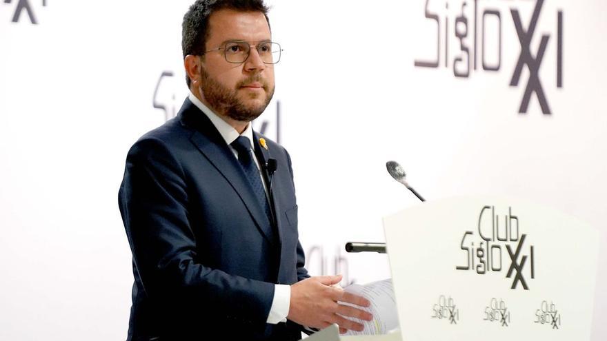 Aragonès reta en Madrid al Estado a atreverse &quot;a ganar un referéndum&quot; de independencia
