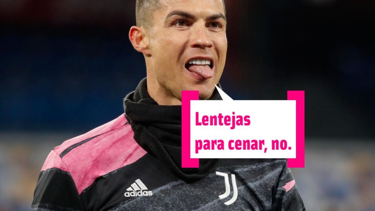 Cristiano Ronaldo en un partido de fútbol