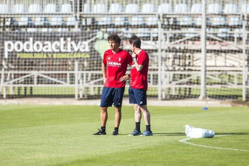 Primer entrenamiento del Real Zaragoza