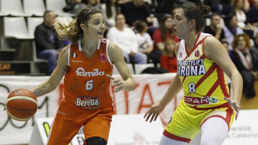 María Araújo, en el partit contra l&#039;Schio a Fontajau