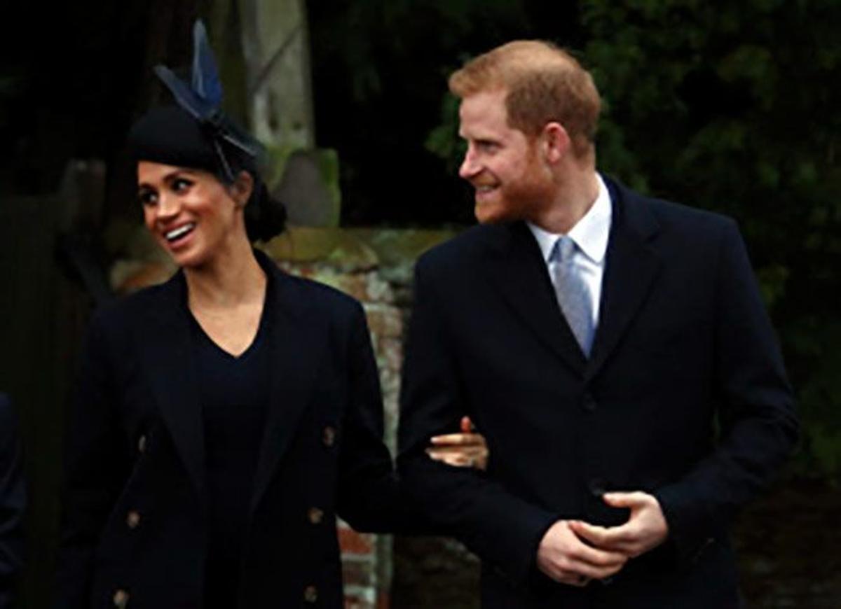 Meghan Markle en Navidad junto al Príncipe Harry