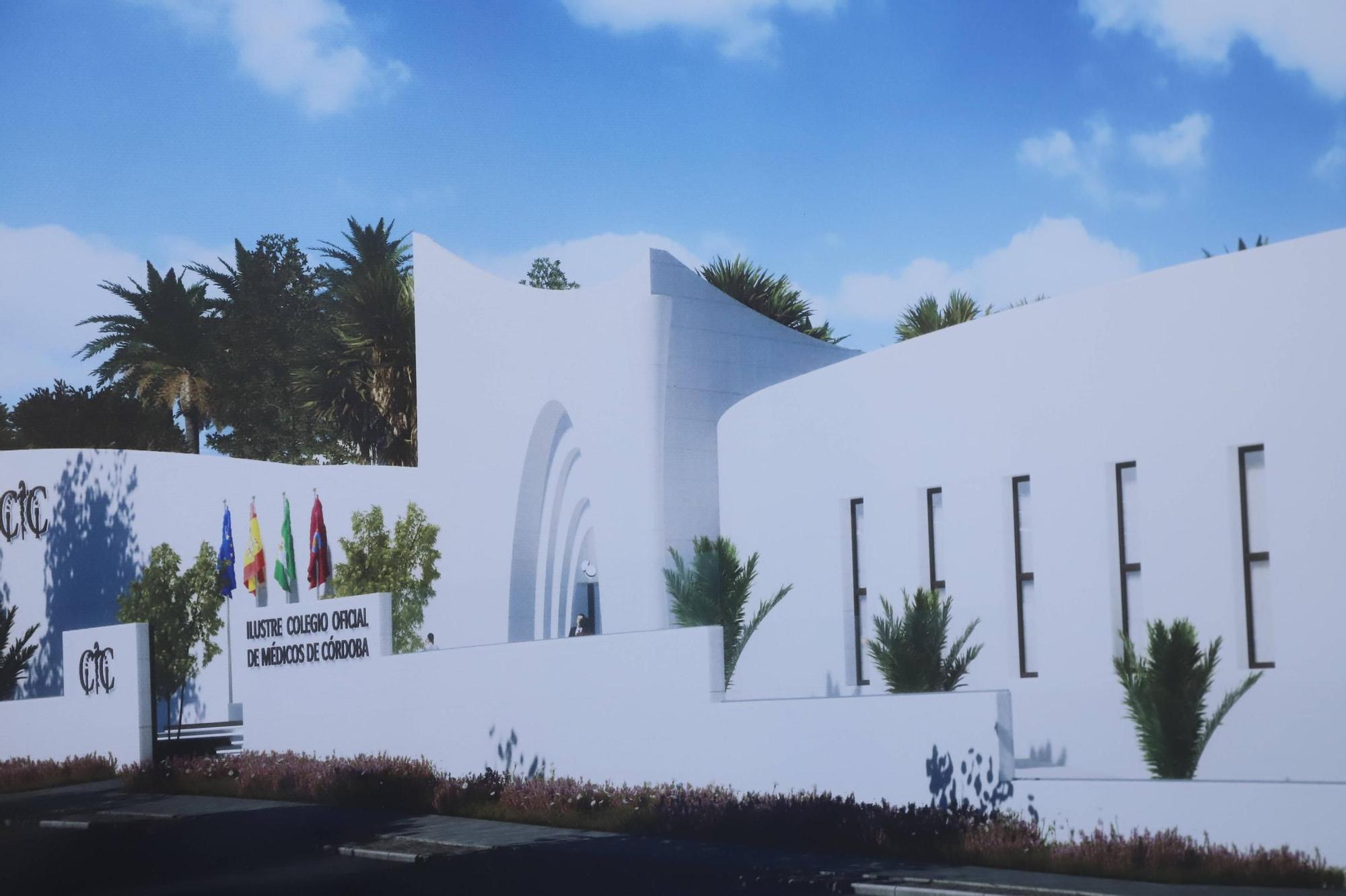 Diseño 3D de la nueva sede del Colegio de Médicos de Córdoba de la Arruzafa.