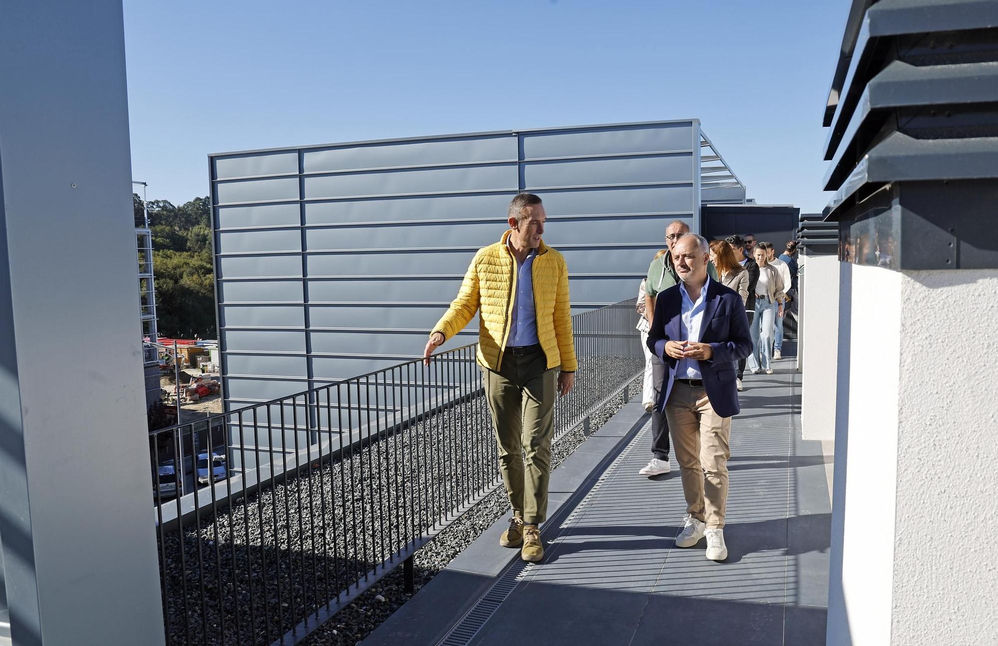 Visita a las nuevas naves de la Zona Franca para empresas tecnológicas en Pordo do Molle