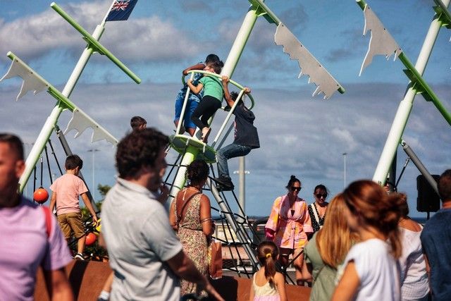 Apertura del parque infantil de La Gesta, en Santa Cruz de Tenerife