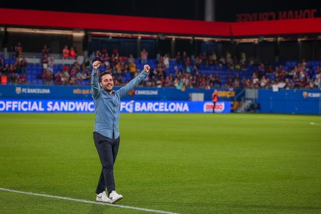 Liga F: FC Barcelona - Betis, el partido de despedida de Sandra Paños, Mariona Caldentey y Jonatan Giráldez, en imágenes