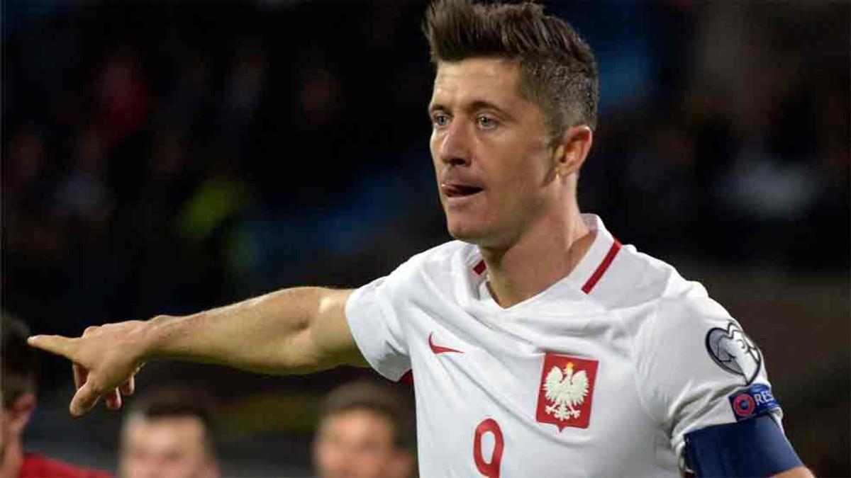 Lewandowski clasificó a Polonia