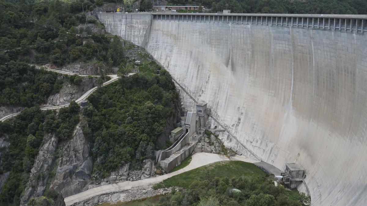 Presa del pantà de la Baells
