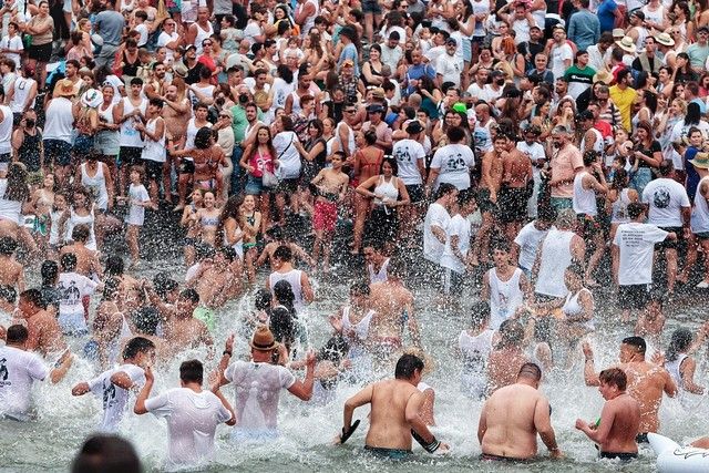 Embarcación de la Virgen del Carmen en Puerto de la Cruz, julio de 2022