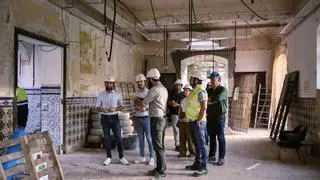 La rehabilitación del antiguo Casino de AHM atisba su final en el Port de Sagunt tras años de espera