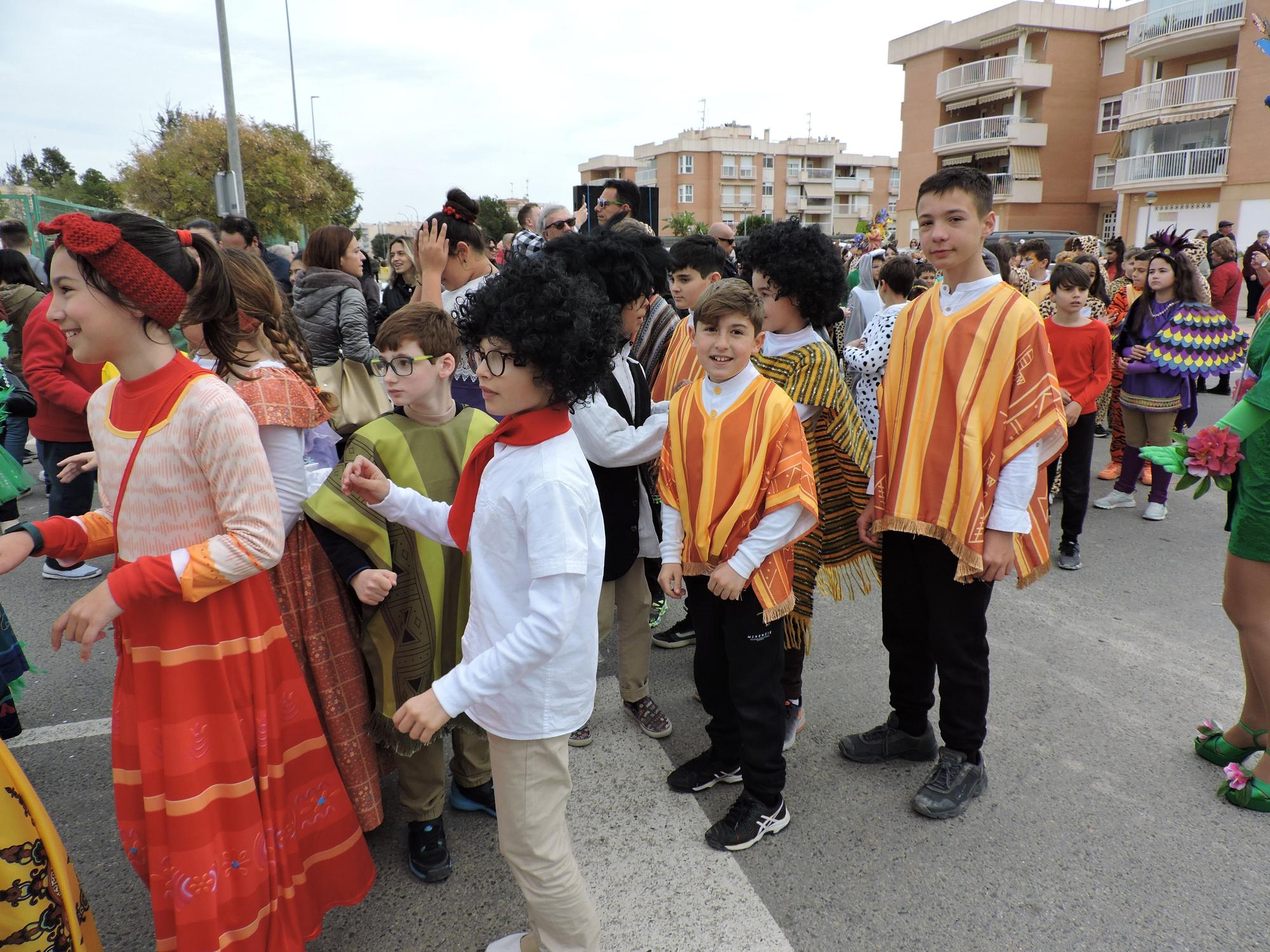 Los  colegios de Águilas celebran el carnaval