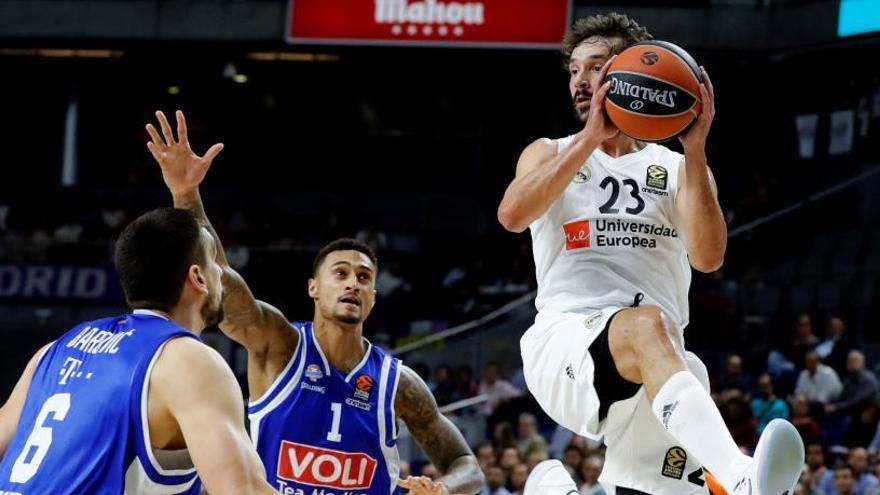 Victoria plácida del Madrid ante un flojo Buducnost