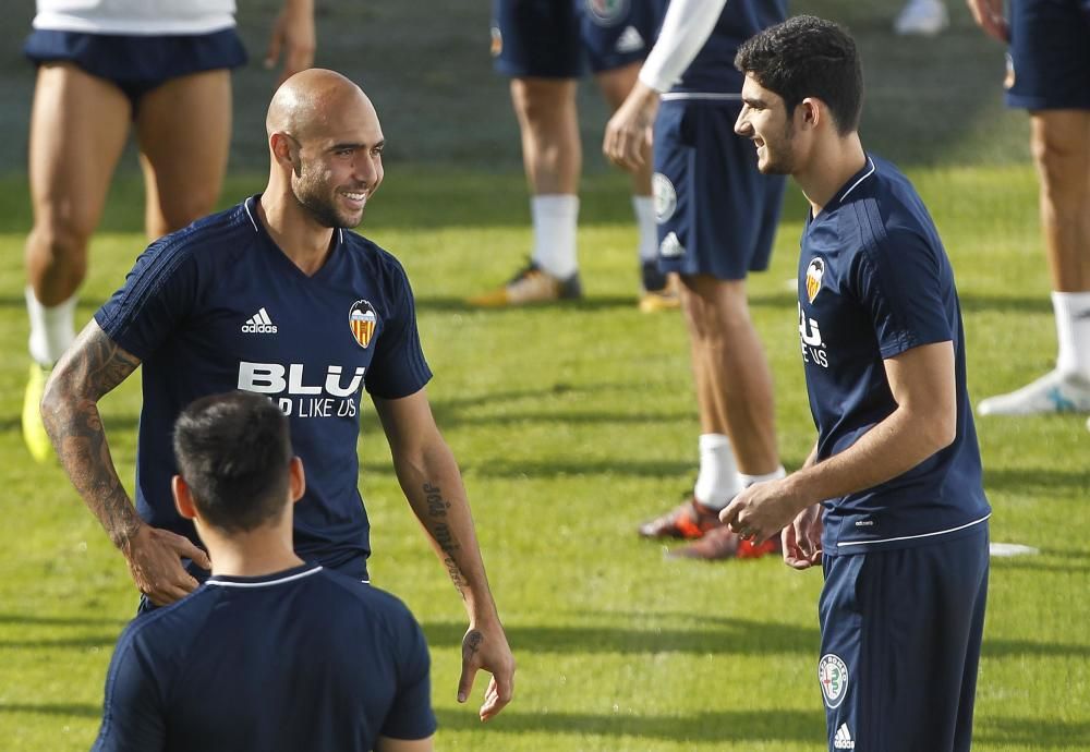 El Valencia CF prepara el partido contra el Legané