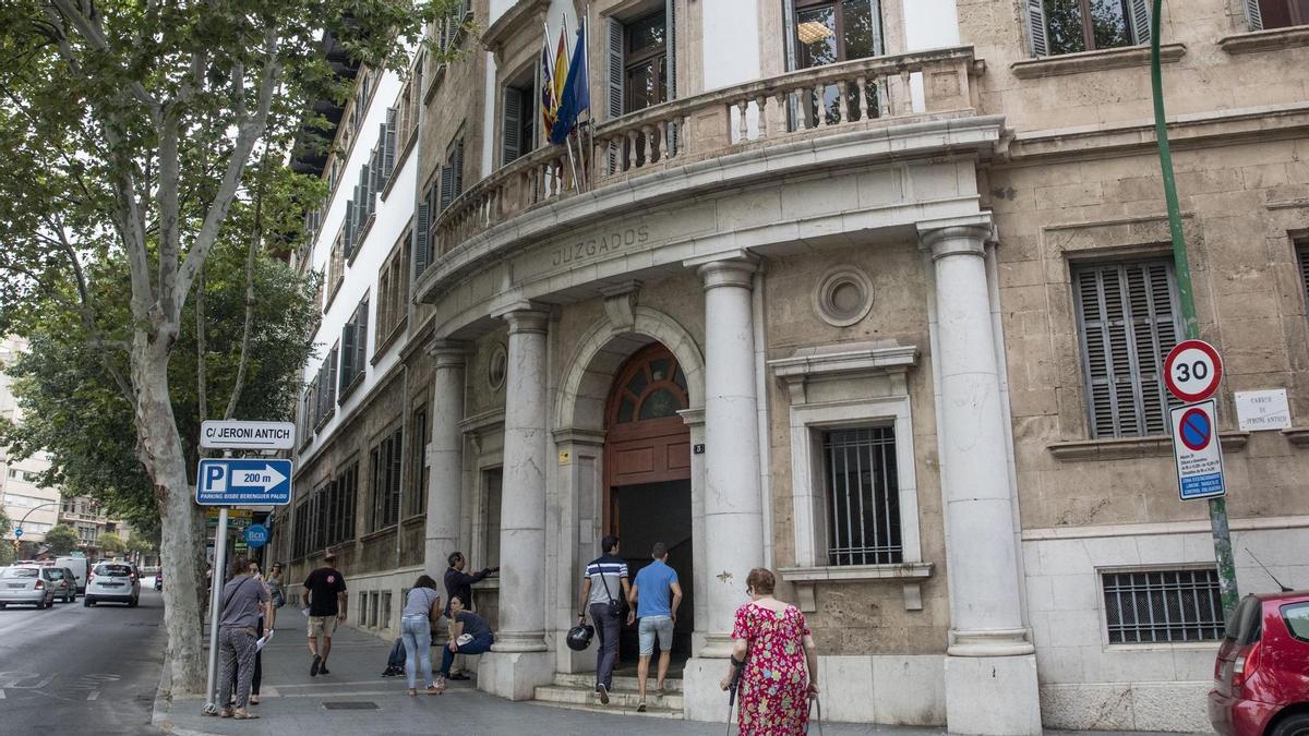 Sede judicial de Vía Alemania, en Palma, donde están los juzgados de lo penal.