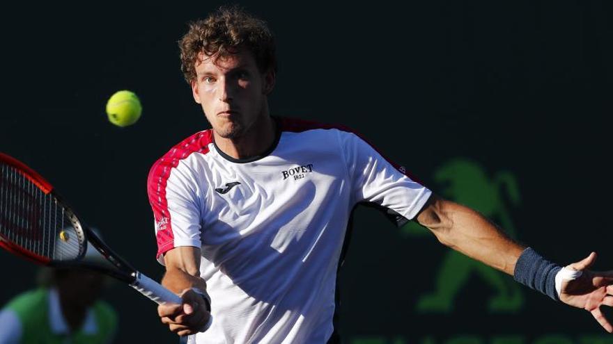 Carreño, durante el partido contra Anderson