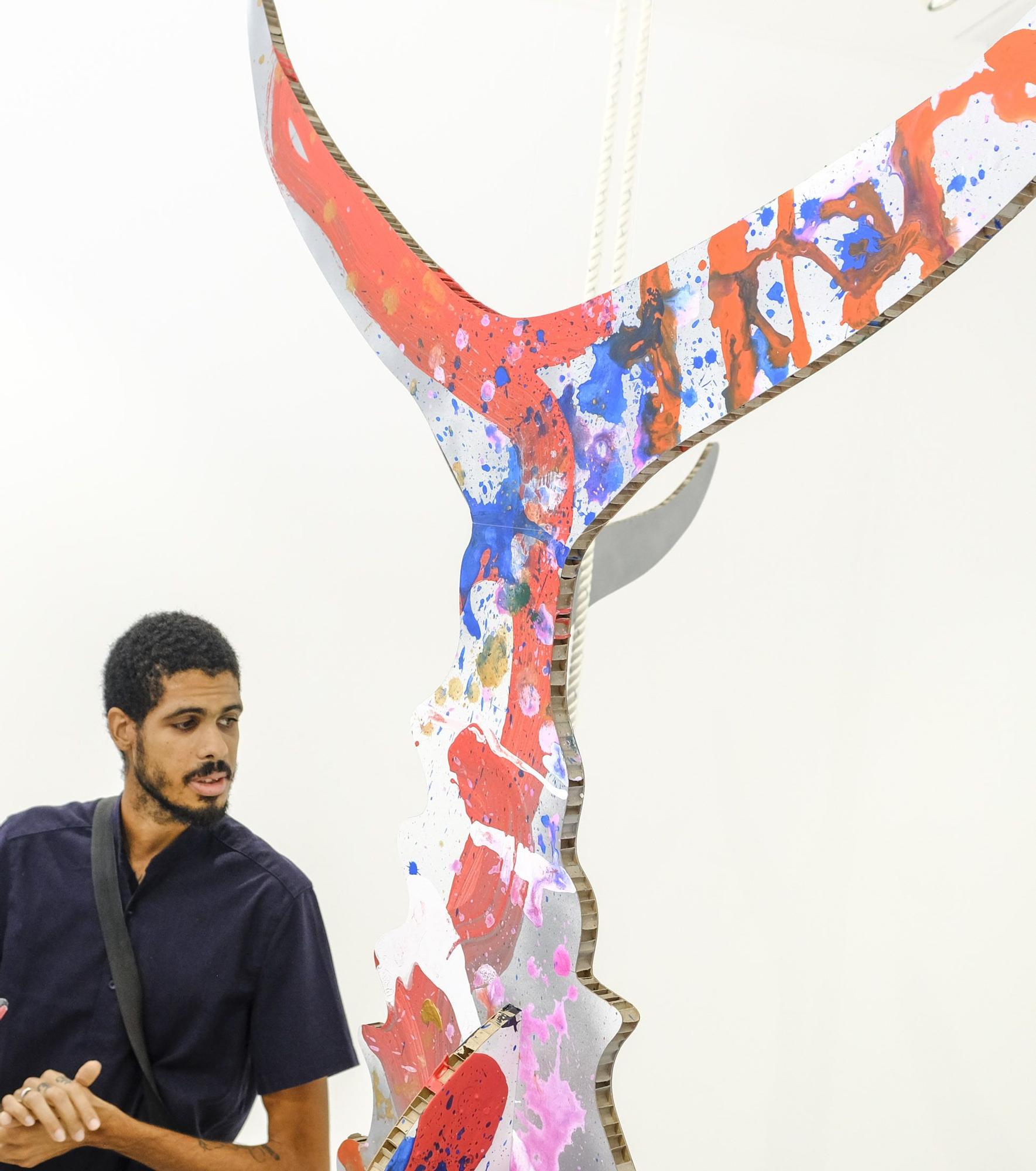Presentación de la exposición 'Lejos de aquí', del artista caboverdiano Yuran Henrique