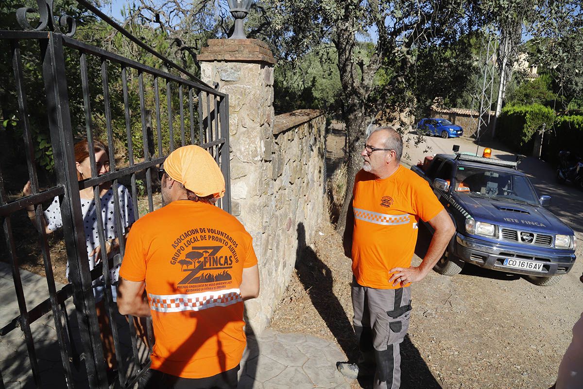 Simulacro de incendio en Trassierra