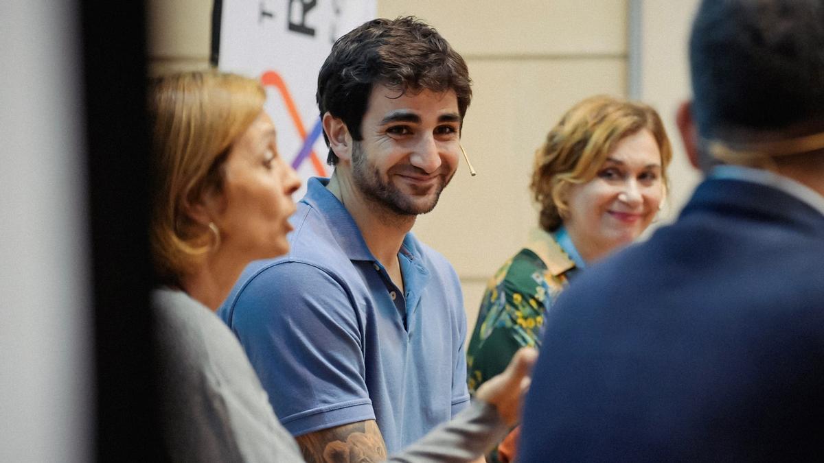 Ricky, durante el congreso Lo Pulmó, este viernes en Lleida.