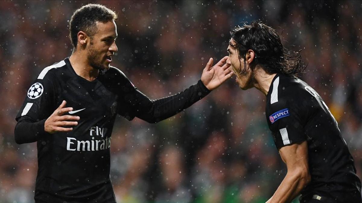 Neymar y Cavani lanzarán los penalties en el PSG