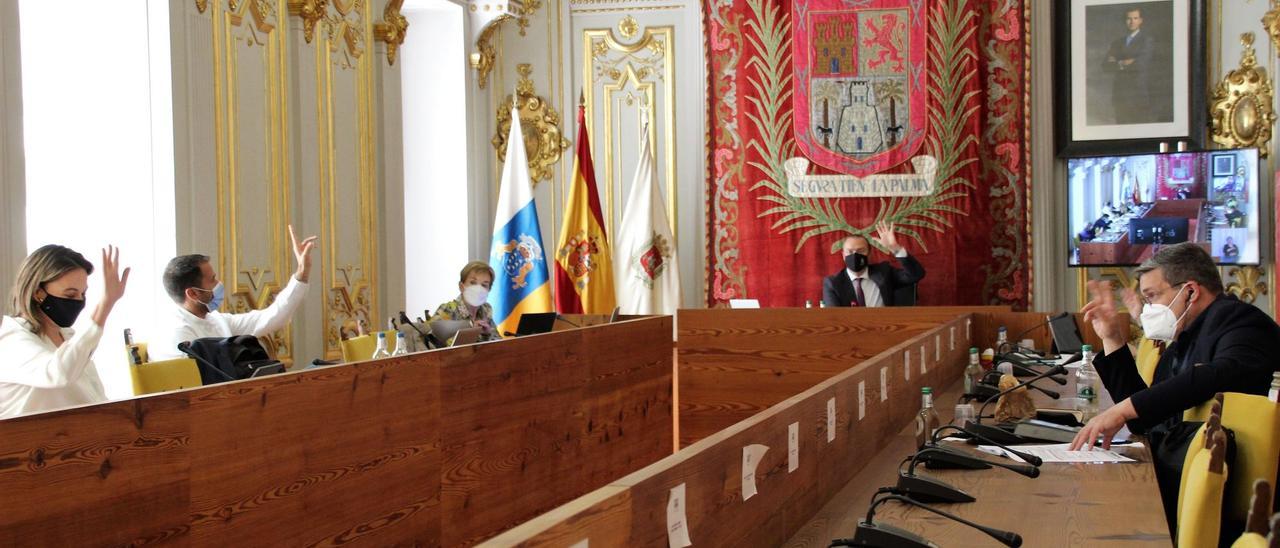 Pleno del Ayuntamiento de Las Palmas de Gran Canaria.