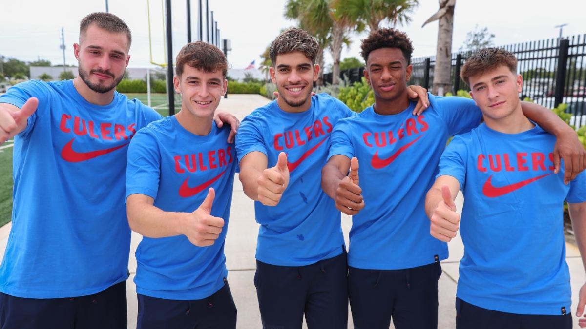 Los cinco más jóvenes del Barça en Estados Unidos