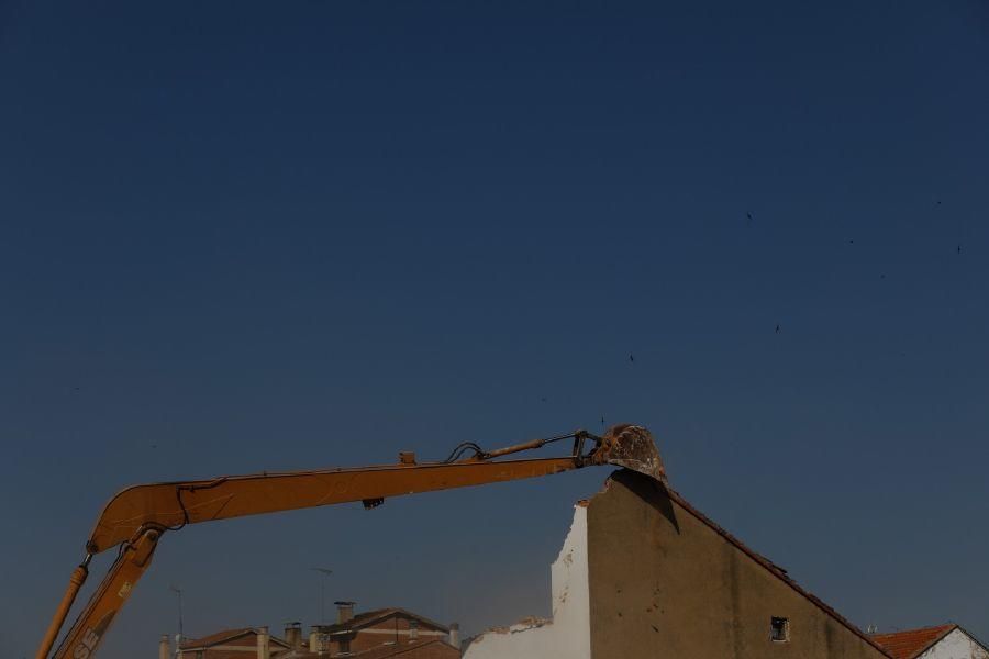 Derribo para liberar la muralla en Zamora