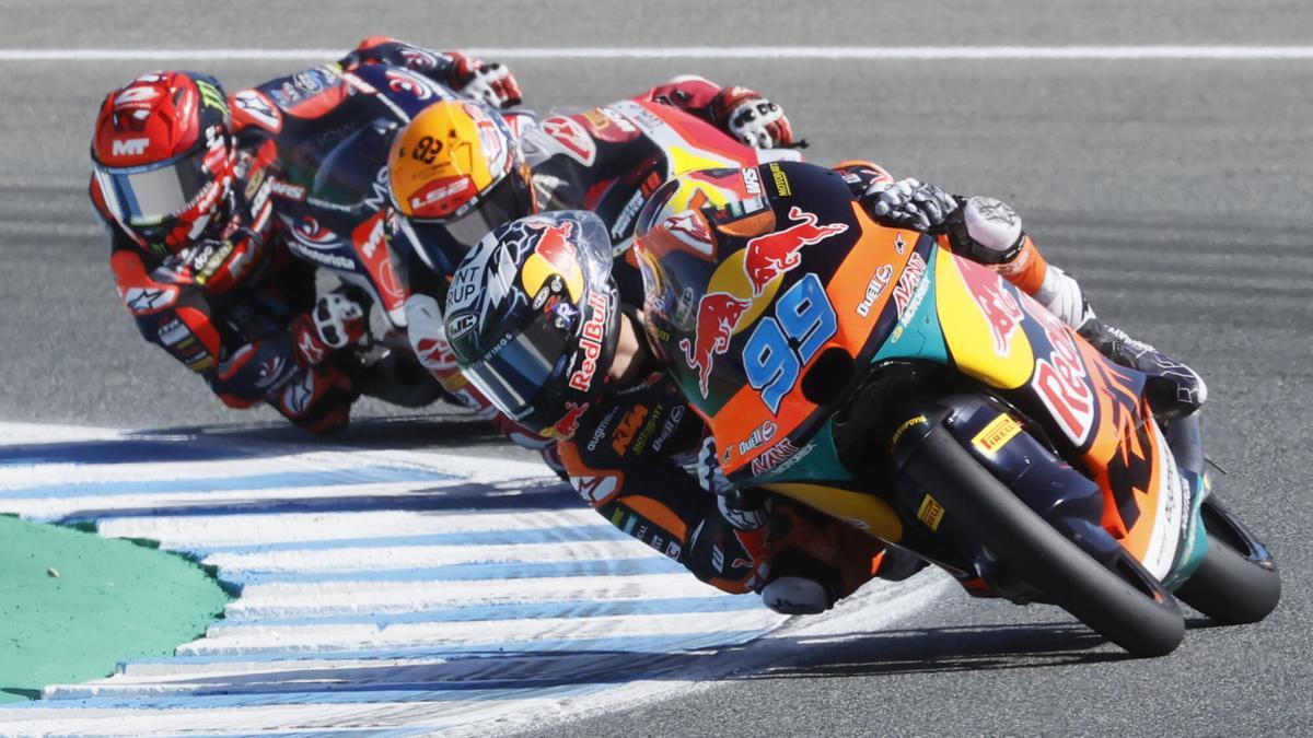 El piloto español José Antonio Rueda, del equipo Red Bull KTM Ajo.