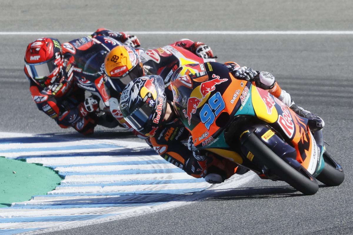 El piloto español José Antonio Rueda, del equipo Red Bull KTM Ajo.