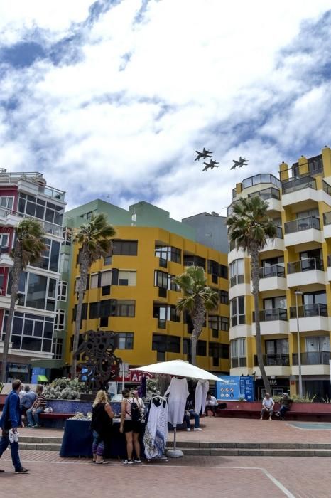 AVIONES MILITARES POR LAS CANTERAS