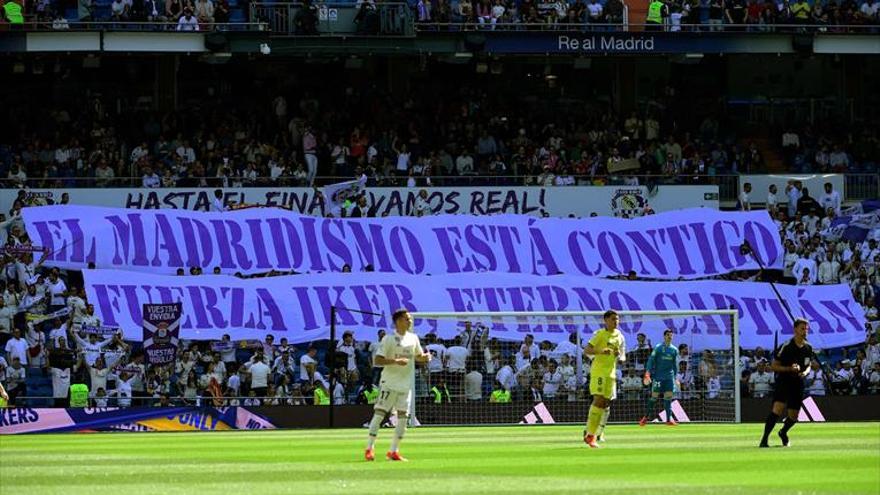 Homenaje a Casillas en un Bernabéu lleno de turistas