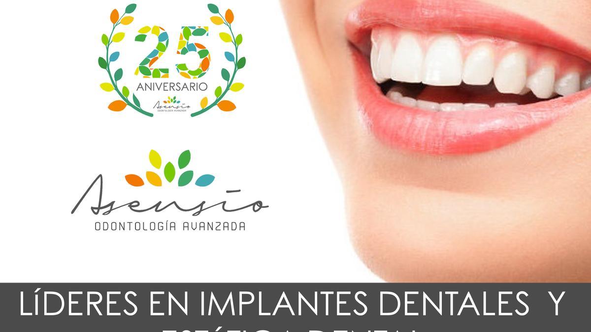 La clínica dental Asensio Odontología Avanzada celebra este año su 25 aniversario.