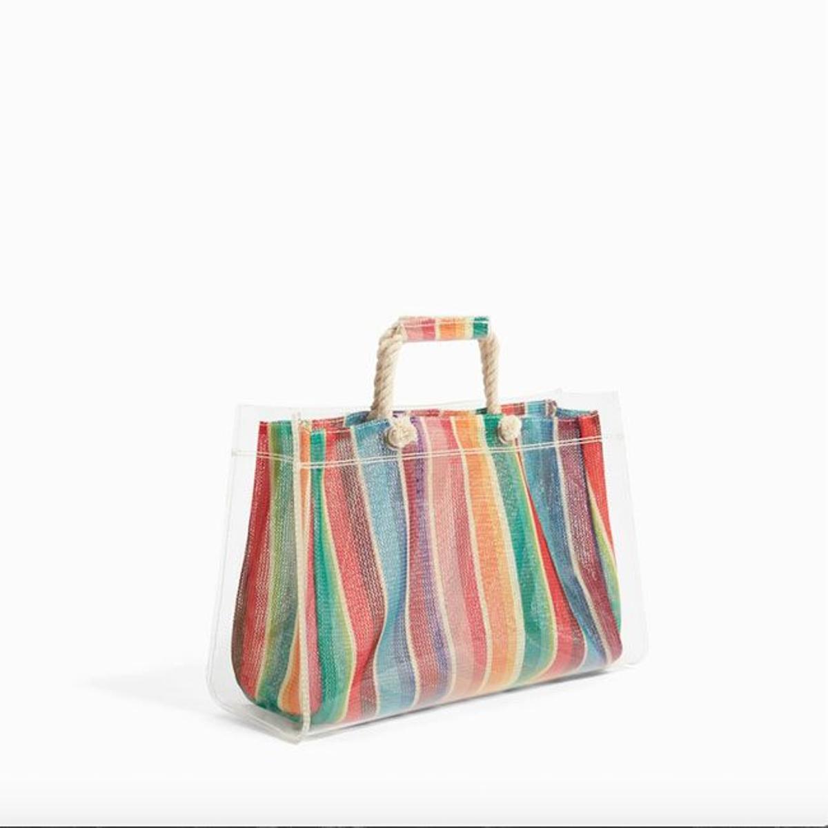 Bolsos capricho de Zara Kids: mini shopper de rayas