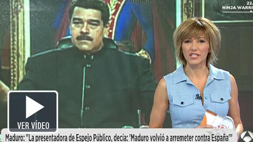 Susanna Griso responde a Nicolás Maduro y le compara con Calígula