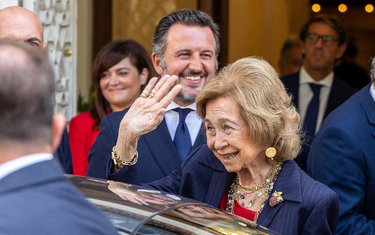 Las imágenes de la visita de la Reina Sofía a Elche