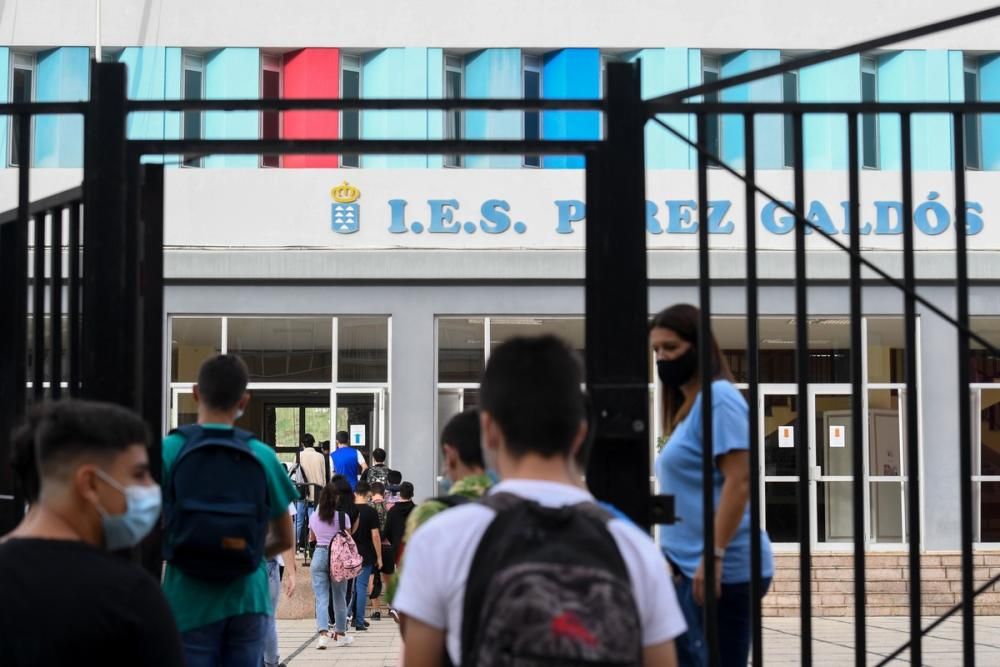 Vuelta al cole de los alumnos de Secundaria