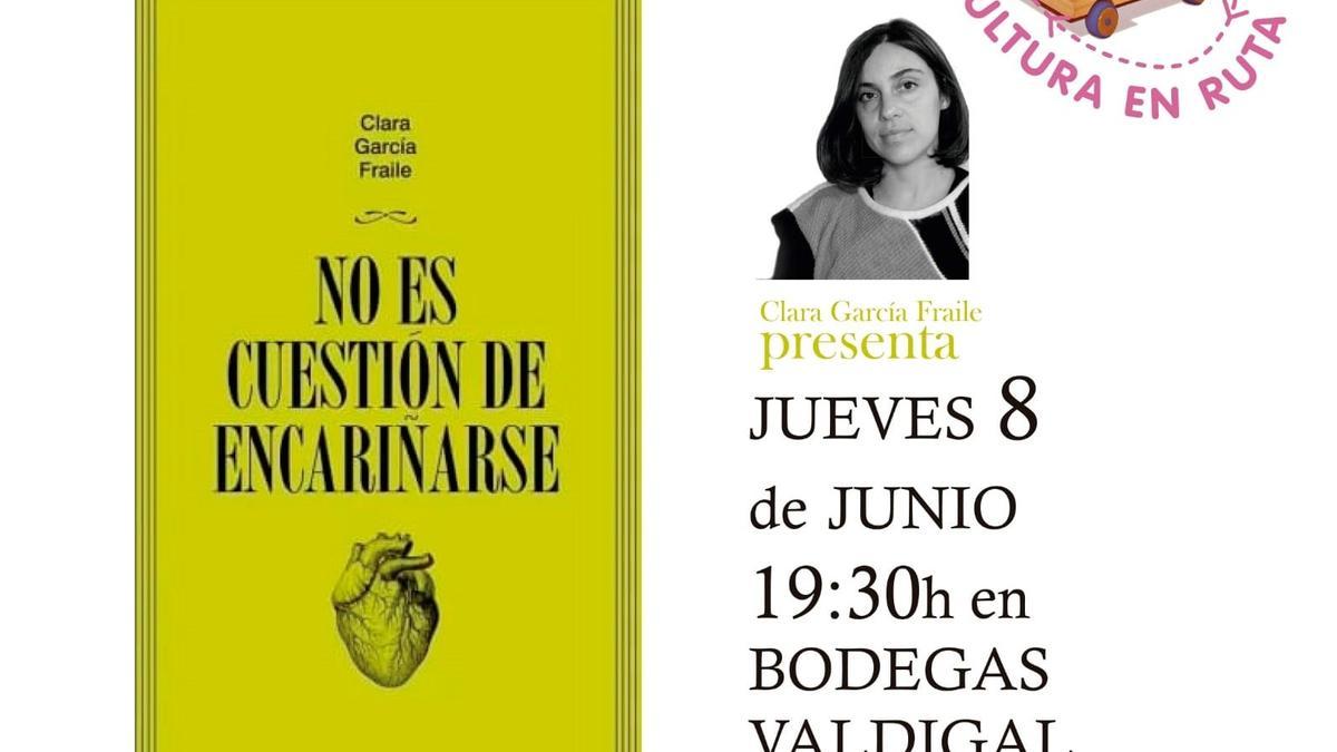 Cartel promocional de la presentación del libro