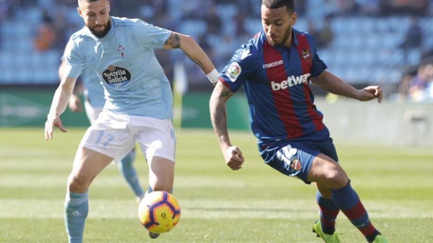 Juncá, durante el partido ante el Levante.