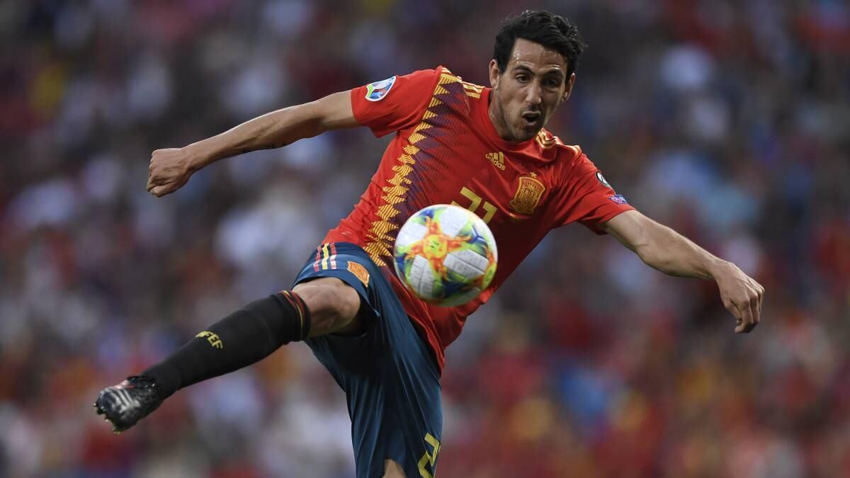 Dani Parejo con la selección español