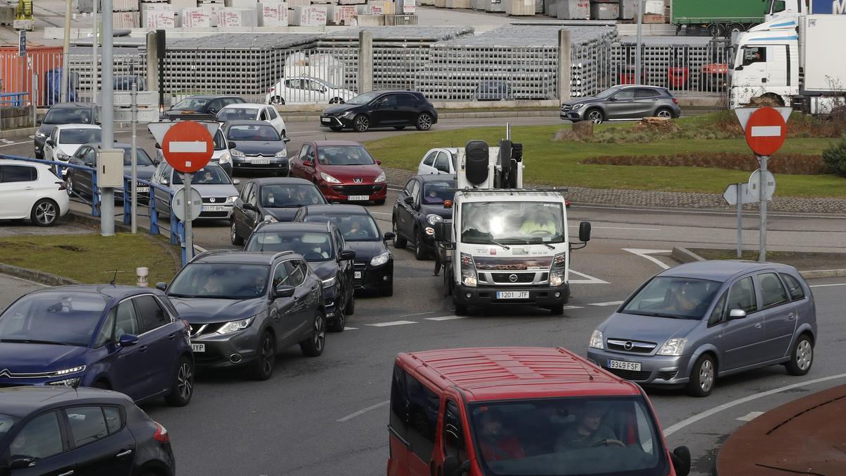 La zona de Beiramar se colapsa por el cierre del túnel