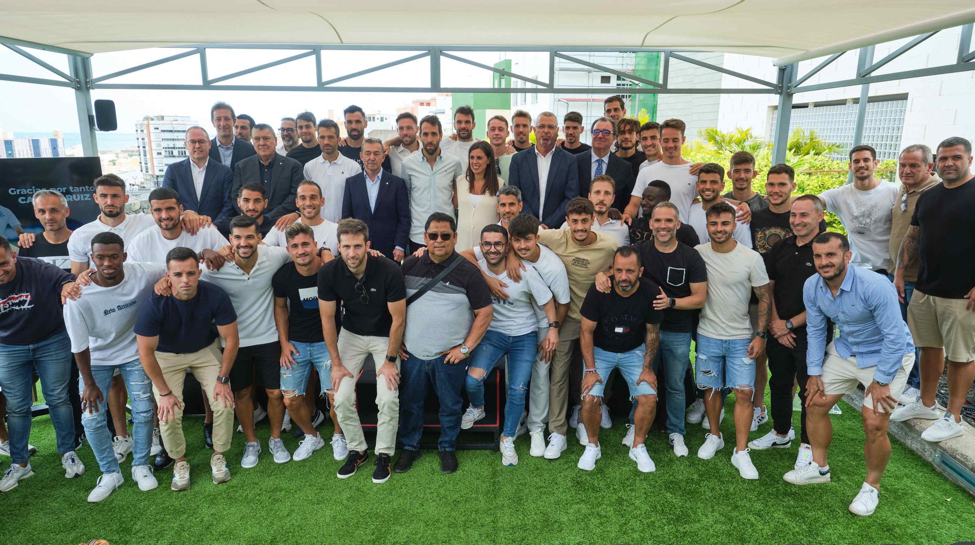 Despedida de Carlos Ruiz como jugador del CD Tenerife