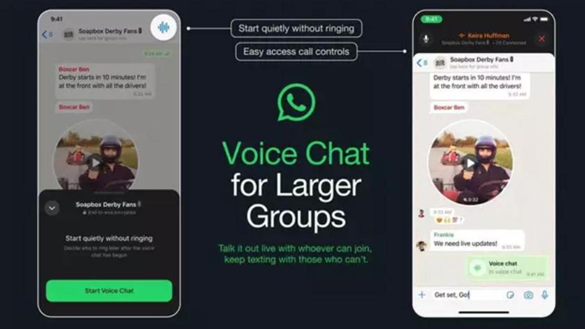 Chats de voz en WhatsApp