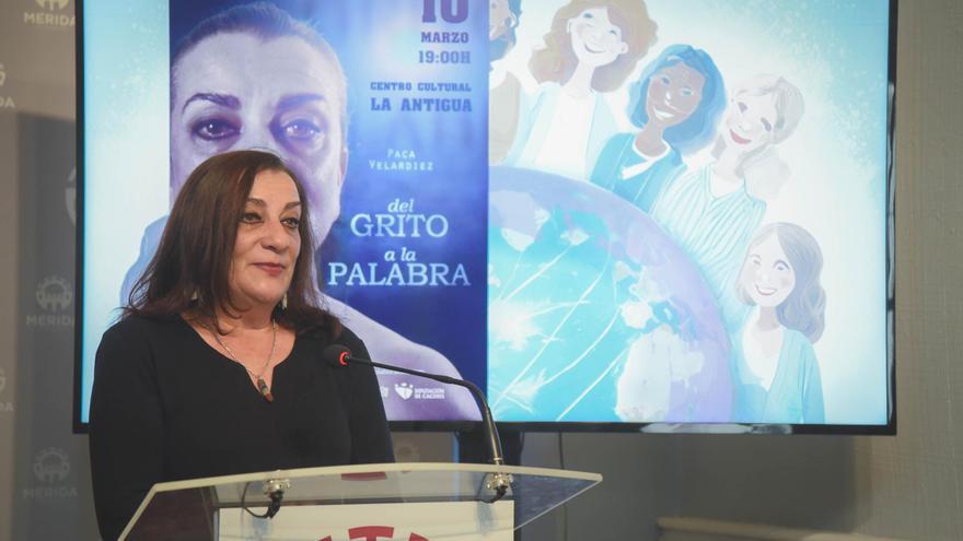 Mérida estrena el domingo la obra &#039;Del grito a la palabra&#039; con Paca Velardiez